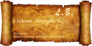 Linkner Bottyán névjegykártya